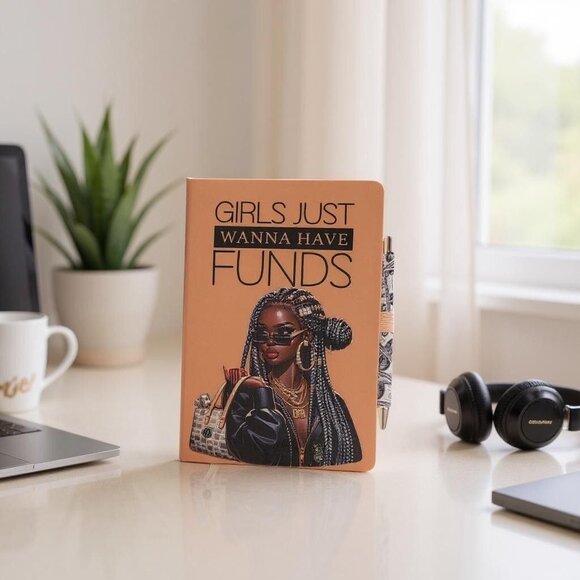 NWT - Girls Just Wanna Have Funds-Journal (SKU 0221) - Picture 1 of 2